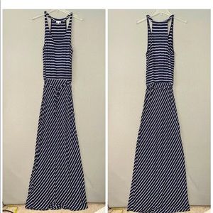 Soft by Joie striped blue maxi